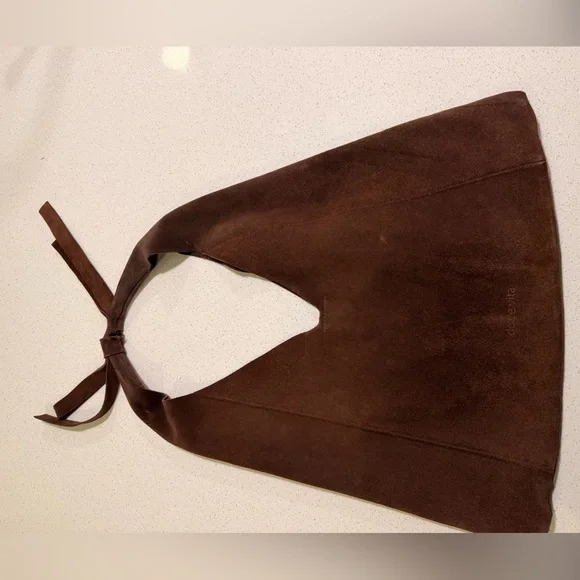 Dolce Vita Marie Chocolate Suede Tote - Picture 7 of 9